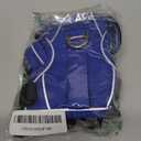 Funfox Dog Harness No Pull, Adjustable Pet Vest Harness, Super Soft Material with Vertical Handle Easy Control, Reflective Night Walking, 2 Leash Clips for Small Sized Dogs, Blue, S