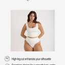 Organic Basics womens Smooth Thong Seamless Underwear (White, M)