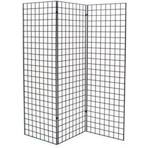 Grid #1900B (3PCS) + 1904B (6PCS) New Retails Black Finished Z Unit with Three 2' X 6',6 Panels