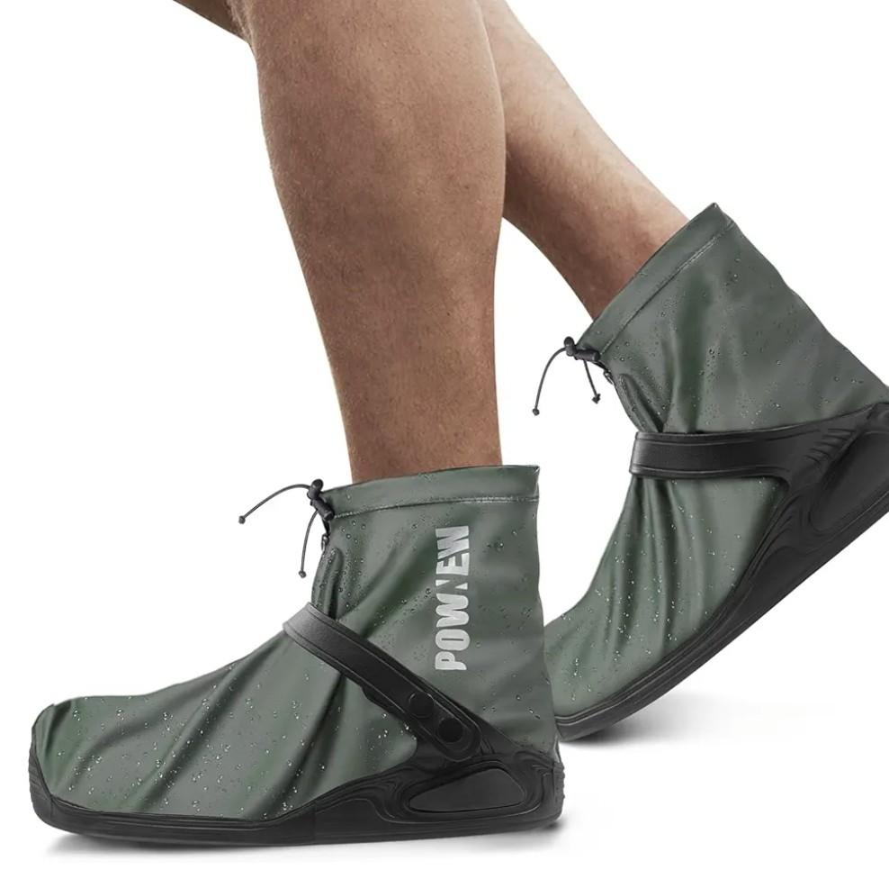 Waterproof Rain Shoe Covers for Men and Women, M