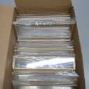 12PCS Acrylic Gold Sign Holders, 5" x 7" Wedding Table Sign Double Sided Holder, Acrylic Gold Frame Sign Holders Display Stand for Wedding Table Numbers, Restaurant Sign, Menu, Photo