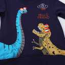 Bumeex Toddler Boy's Kids Crewneck Pullover Sweatshirts 2-7Year (Blue)