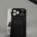 SSLOTSCASE for iPhone 17 Pro Case with Card Holder & Kickstand & Slide Camera Lens Cover & Camera Stand & Wallet, Military-Grade Heavy Duty Rugged Phone Case Cover for iPhone 17 Pro 6.3'' 2025, Black