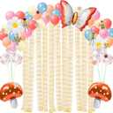 Cheerland Fairy Balloons Arch Kit Fairy Birthday Party Decorations Enchanted Forest Theme Woodland Party Supplies Butterfly Balloon Mushroom First Birthday Decorations Set Backdrop Garland Decor