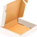 50 pack Small Shipping Box,4x4x1'',Corrugated Mailer,YUNSY-BOX Cardboard Box, White,for Small Business