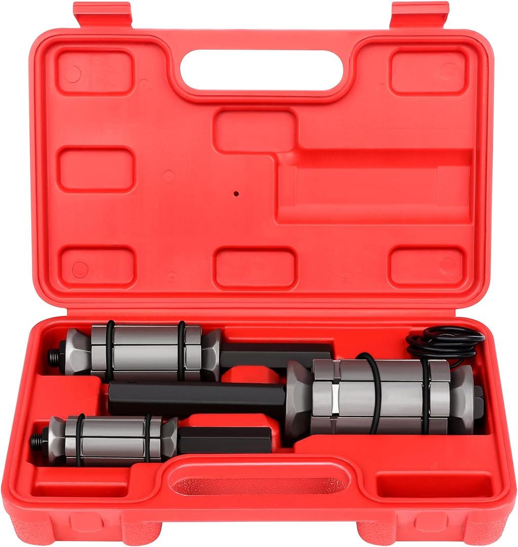 3Pcs Tail Pipe Expander Spreader Tool Set 1/18'' to 3-1/2'' Tail Pipe Tailpipe Expander Exhaust Muffler Spreader Tool Kit for Most Vehicles and Trucks