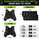 BeatBoost Adjustable Weighted Vest for Men Women, Vest Set, Adjustable 0-20LB Set