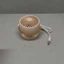 Gaiatop Desk Fan, 5-Inch Portable Electric Table Desktop Air Circulator Fans, Small but Powerful with 3 Speed 360 Adjustable Tilt for Cooling Home Dorm Office Bedroom Bathroom Kitchen, Beige