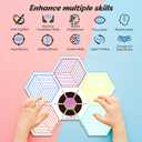 Yeaye Montessori Toys for Kids - 3 Fun Modes with 8 Level Challenges,Improved Hand Eye Coordination, Dynamic Memory, and Concentration, Screen for Ages 3+