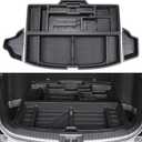 QXZcar 2023-2026 Honda CR-V Trunk Organizer, SUV Insert Cargo Rear Hatch Storage Box fits CRV EX LX EX-L Turbo Sport Under Cargo Floor Storage Bins