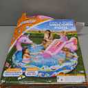 BANZAI Spray 'N Splash Unicorn Pool, Length: 78 in, Width: 60 in, Height: 32 in, Inflatable Outdoor Backyard Water Slide Splash Toy