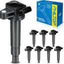 PHILTOP UF230 Ignition Coil Pack, Set of 8 Compatible with Toyota Tundra 2000-2009, Sequoia 2001-2009, 4Runner 2003-2009, Lexus GX470 2003-2009, SC430 2002-2010, LS430 Land Cruiser LX470 GS430 4.7L