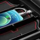 Motrobe Center Console Organizer Tray for Dodge RAM 1500 2500 3500 Armrest Storage Box Accessories 2026 2025 2024 2023 2022 2021 2020 2019