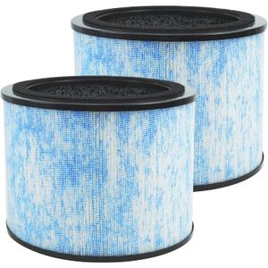 2 Pack AP200 3-in-1 H13 True Replacement Filters Compatible with Instant AP200, Pre-Filter & H13 Grade True Filter & High Efficiency Activated Carbon Filter