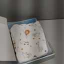 ZIGJOY Sleep Sack Swaddle 1.0 Tog Baby Wearable Blanket 100% Cotton Baby Swaddle Blanket for Newborns 6-12 Months Grey&Line Animal