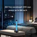 38W UV Light Sanitizer, Ultraviolet Lamp with Remote Control for Home, Office School, Hotel.99.99% UVC Cleaning Portable Lamp,3-Gear Timer 15/30/60 Minutes 110V Ozone Free