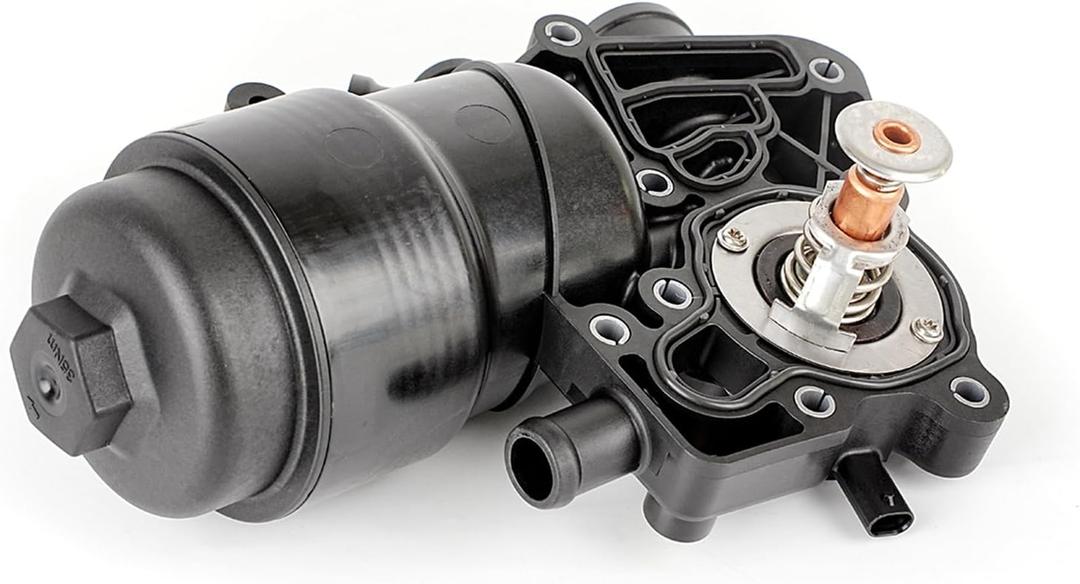 Oil Filter Housing Assembly for Audi A6 Quattro A7 Quattro A8 Quattro Q5 Q7 2013 2014 2015 2016 3.0L V6 Replaces 059115389P 059115389K SK117131