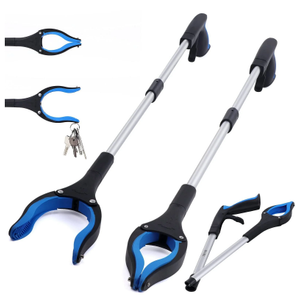 iMucci Grabber Reacher Tool, 32 Extra Long Handle Foldable Pick up Stick with Strong Grip Magnetic, Anti-Slip Claw, Trash Grabber Tool, Hand Grabber Reaching Aids, Arm Extension