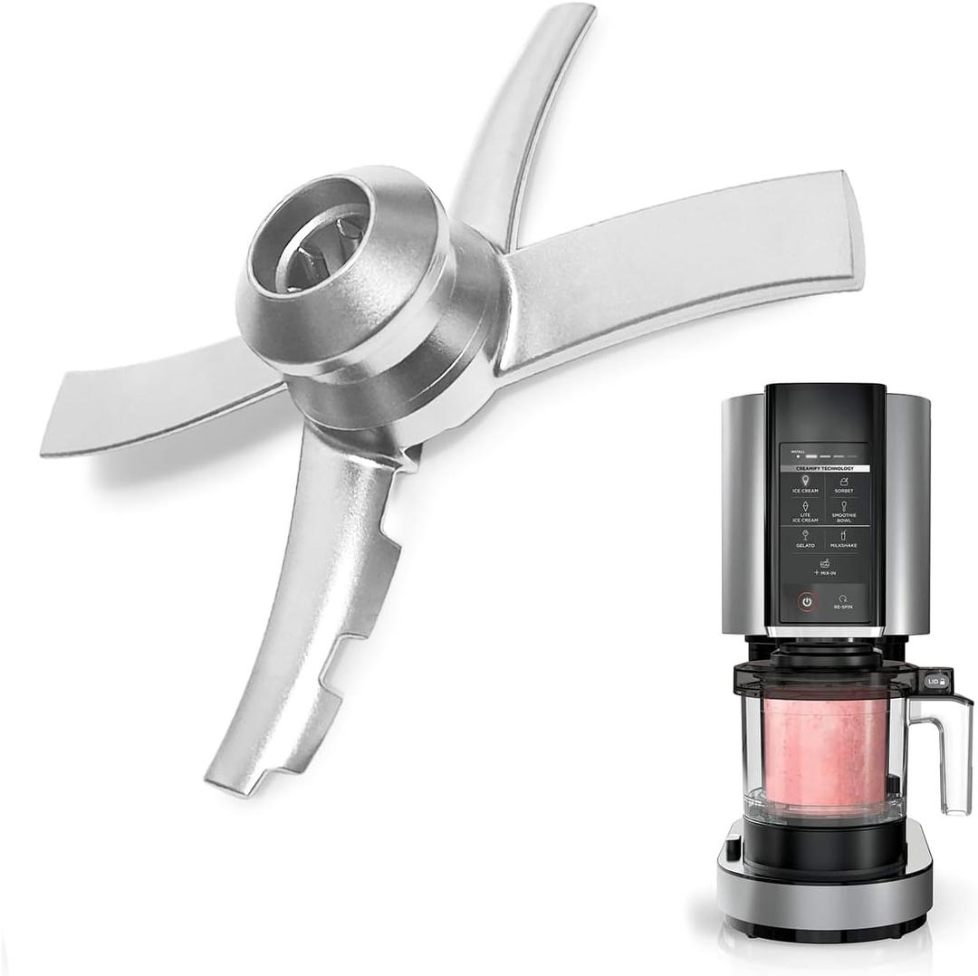 Replacement Stainless Steel Paddle Blade Compatible with Ninja Creami NC300 Series Ice Cream Makers, Mixing Parts for Ninja NC299AMZ, NC301, CN305A, CN301CO Ice Creami accessories Replacement Stainless Steel Paddle Blade Compatible with Ninja Creami NC300 Series Ice Cream Makers, Mixing Parts for Ninja NC299AMZ, NC301, CN305A, CN301CO Ice Creami accessories