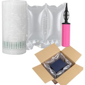 Air Pillows for Shipping Inflatable Air Bags for Packing with pump 4.72"x7.87" Recyclable Packaging Filler Shipping Supplies Alternative to Packing Peanuts Purse Stuffers for Shape 200 Count