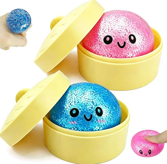 KTRCU Mini Squishies (Blue+Pink 16PCS)