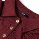 Dokotoo Tops for Women Trendy Womens Fall Fashion 2024 Womens Long Sleeve Tops Red X Large (Red, XL)