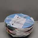 Selamica Porcelain 40oz Large Bowls 9 inch Big Pasta Salad Bowls, Microwave and Oven Safe, Colorful, Set of 6 (Assorted Colors)