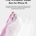 MOFT Invisible Case for iPhone 16 Plus Case, Clear MagSafe Phone Case, Dual Cutouts Frame Design with Bare-Device Feel, Anti-Yellowing Ultra-Thin Strong Magnetic Protective Phone Cover, Clear