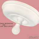 Ceiling Socket Decorative Cover,Light Bulb Holder,Lamp Holder Base,Lampholder Cover (2, Pack)