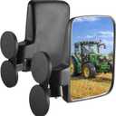 OFIG Universal Magnetic Tractor Mirrors, Side Mirrors for Tractors, Golf Carts, Forklifts, Lawn Movers, Small Dozers, Compatible with John Deere, Kubota B BX Mahindra Tractor Accessories
