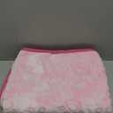 Stuffed Pink Blanket for Dog Accessories Girl, Pink Accessories for Small Puppy Kitten Indoor Cats, Washable Soft Blanket 40"x32"