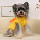Pet Costume for Small Dogs Cats,Halloween Hoodies Winter Puppy Coat Outfits Funny Pajamas Clothes for Christmas Party,Duck M
