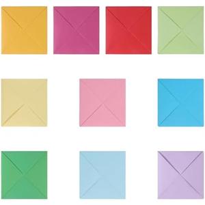 10 Pcs Ddakji Paper Flip Toys, Korean Traditional Ddakji Flip Squid Card Game Colorful Hard Cardboard Hiting Paper Game for Party Props Supplies