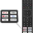 Replacement for Hisense Smart TV Remote Control,Universal for Hisense 4K UHD Android Smart TVs (Not for Fire & Roku TV)