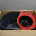O-Cedar EasyWring Microfiber Spin Mop & Bucket Floor Cleaning System + 2 Extra Refills, Red/Gray
