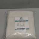 H.VERSAILTEX Blackout Tie Up Curtain Thermal Insulated Curtains Bathroom Curtains Ivory Tie Up Shade for Small Window (Rod Pocket Panel, 42 inches W x 63 inches L, 2 Panels)