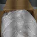 Toddler/Travel/Crib Goose Down Comforter Duvet/Blanket Multifunctional,100% Organic Cotton & Washable Unisex Kids,All Season,White 41x48