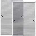 Paramondo 2 Sets DIY Window Screen Frame Kit, Easy Cut-to-Size Design Window Screen, Includes Screen Mesh, Frame Parts & Tools for Window Screen Replacement, White, 46" Lx 46"W
