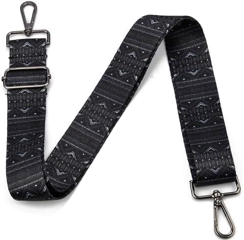 Purse Strap Gold Hardware Replacement Crossbody Bag Strap, Wide Adjustable Shoulder Strap