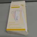 Heated Eyelash Curler for Natural Lashes 2-Level Adjustable Temperature Mini Electric Lash Curler Fast 3-Second Heat Up 24 Hours Long-Lasting Curl (White)