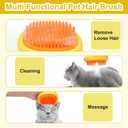Cat Steam Brush, 3 in 1 Cat and Dog Grooming Brush for Shedding, Pet Hair Cleaning, Silicone Massage, Anti-Static Pet Spray Hair Removal Comb