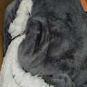 ESTINGO Wearable Electric Throw Heated Blanket with Foot Pocket, Heated Electric Blanket with Sleeves, 6 Heating Levels and 1-4H Timer, Heated Hoodie Women for Mom Grandma 50"70" Grey