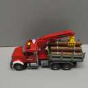 Toddler Boy Toys for 3 4 5 6 7 Years Kids, Large Flatbed Truck Toy with a Farm Truck, Friction Powered Vehicles Toys with Lights and Sounds, Birthday for Boy Girls