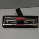 EZ SPARES 1 1/4 inch 32mm Universal Vacuum Cleaner Euro Floor Brush Head Brush Attachment for Floor and Carpet Combo Tool (Black)