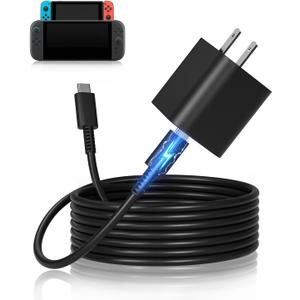 ECHTPower Switch 2 PD Charger 60W-Compatible with Switch 2/1/OLED/Lite and Steam Deck, Supports 4K TV Dock Mode, Fast 2.5h Charging, Play While Charging, Multiple Safety Protections