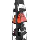 Purse Organizer, NEW Improved Larger, Purse Organizer for Closet, Heavy Duty Hooks, Purse Storage, Durability Material, Handbag Organizer, Holds Bigger Bags, Closet Organizer, Black-1Pack