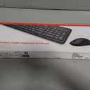 Lenovo 300 Wireless Combo Keyboard and Mouse, 2.4 GHz Nano USB-A Receiver, Batteries Included