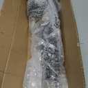 Heavy Duty Shower Rod - Industrial Shower Curtain Rod Wall Mounted for Bathroom,Room Divider,Outdoor Patio - 28 to 62"Adjustable Closet Rod for Hanging Clothes,Black (29-62" (1 Pack))