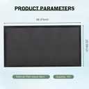 Downhill 1 PC Car Sunroof Sun Shade Mesh, Breathable Sun Protection Vehicle Screen Mesh, 39.37" x 25.59" Foldable Easy Installation Camping Protector, Suitable for Camping Accessories (Black)