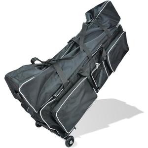 Fencing Bag with Wheels - Competition Draw-bar Rolling Fencing Bag - Fencing Bags with A High-Top Weapon Bag, One Size